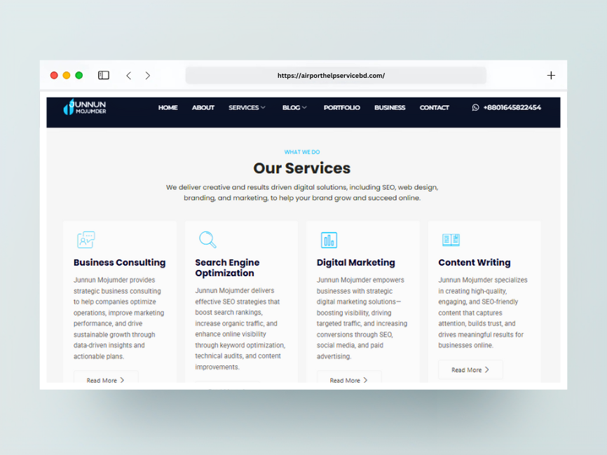 Personal Portfolio Website Project